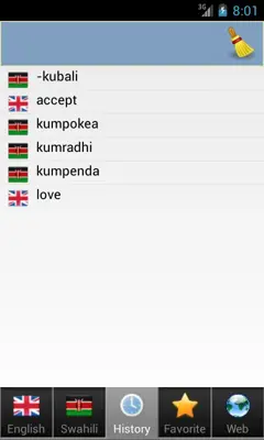 Swahili best dict android App screenshot 4